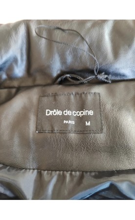 Veste sans manches Drôle de Copine Paris noire T.M - Occasion en très bon état
