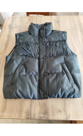 Veste sans manches Drôle de Copine Paris noire T.M - Occasion en très bon état