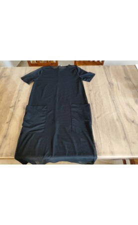 Robe noire transparente Zara Trafaluc T.M - Occasion en très bon état