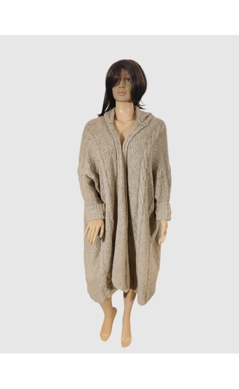 Gilet long Kalifornia Dream beige T.U - Occasion en très bon état Gilet long Kalifornia Dream beige T.U - Occasion en très bon état